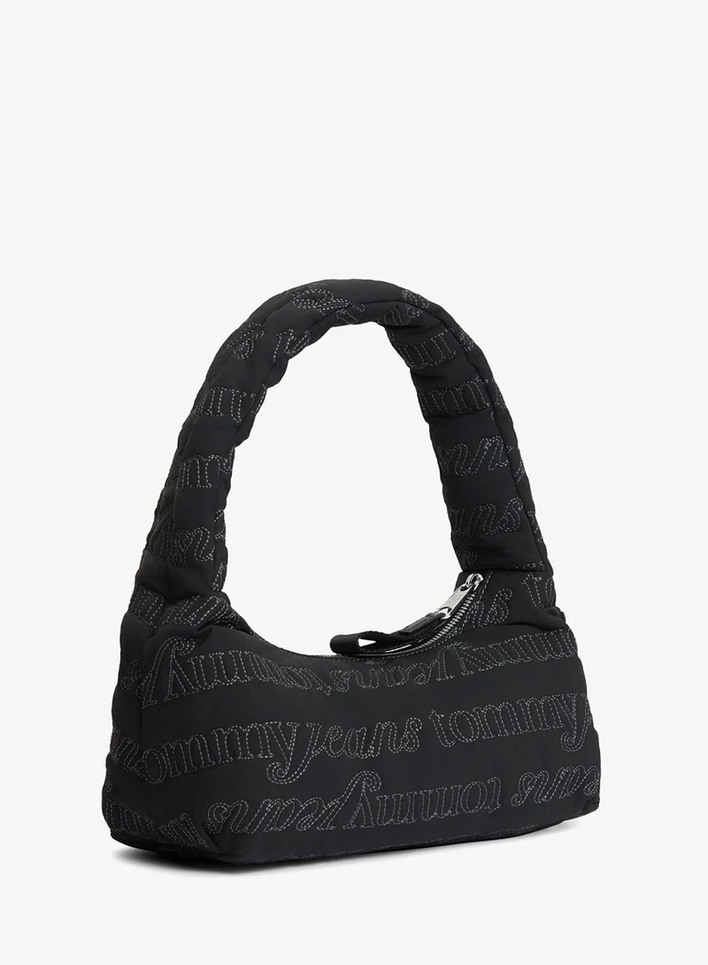 TOMMY JEANS  Repeat Logo Embroidery Shoulder Bag for Women | Best Price UAE